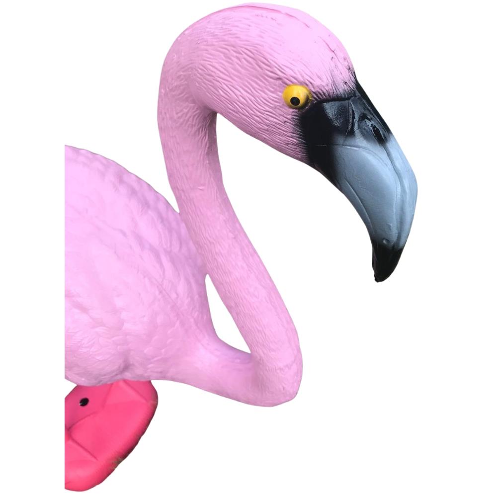 WINDY flamingo garden and pond ornament decorative statue, pink plastic decoy for outdoor lawn or pond decoration