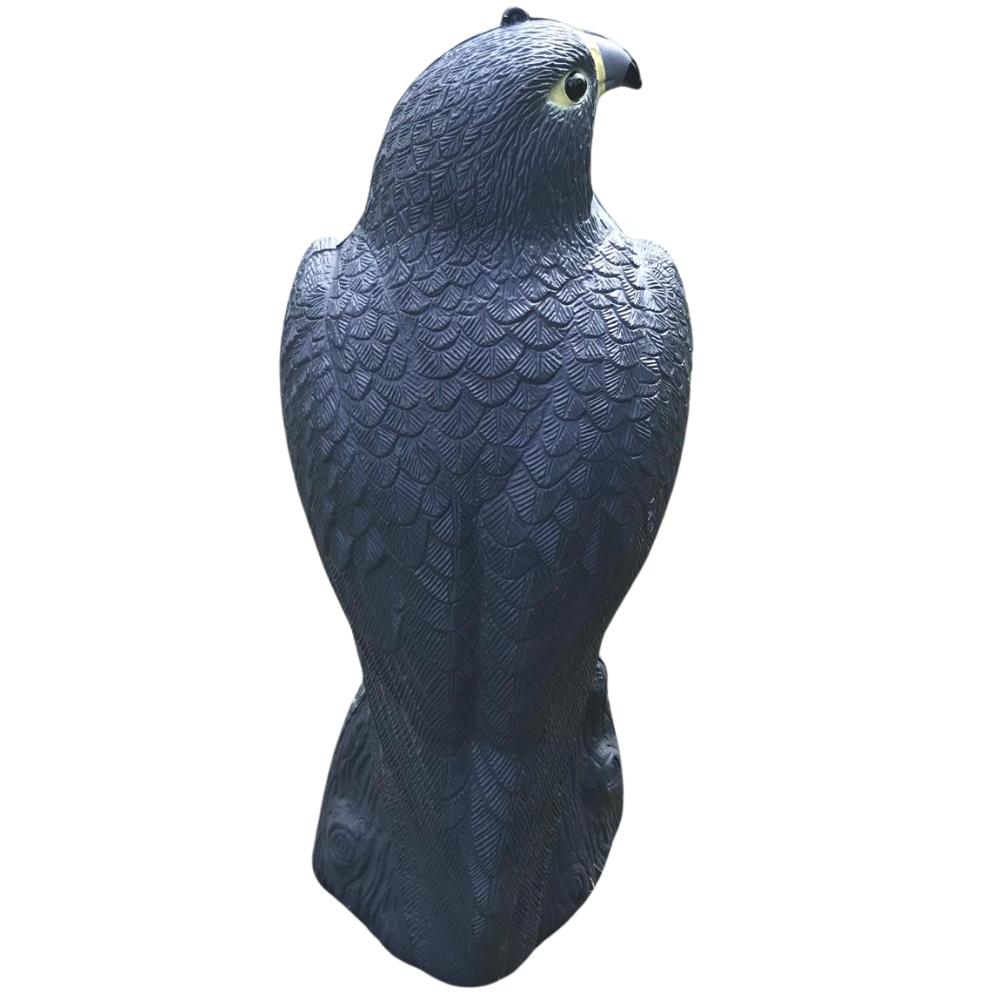 WINDY Peregrine Falcon decoy deterrent bird and cat scarer, realistic bird decoy for pest control in outdoor areas