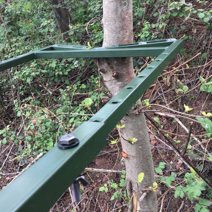 Single Adjustable High Seat – 3.2m or 4.8m Ladder Options with Padded Seat and Shooting Rail