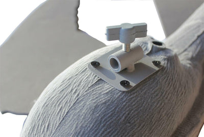 &nbsp;Attach to a bouncer and the wind allows the wings to spring up and down.Wings detachable for storage.Mounting bracket fitted to the bottom (hidden so more realistic than those mounted on the top).Full life-size.