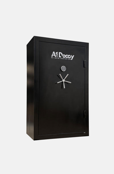 Black safe with 'Al Decoy' branding on a white background