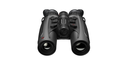 ELITE Habrok 4K HH35L 2.0 thermal binoculars with dual eyepieces and digital display, designed for high-resolution thermal imaging.