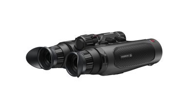 ELITE Habrok 4K HH35L 2.0 thermal binoculars with dual eyepieces and digital display, designed for high-resolution thermal imaging.