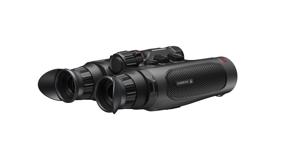 ELITE Habrok 4K HH35L 2.0 thermal binoculars with dual eyepieces and digital display, designed for high-resolution thermal imaging.
