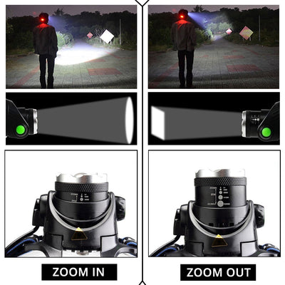 Super Bright LED Head Torch for Camping, Hiking etc