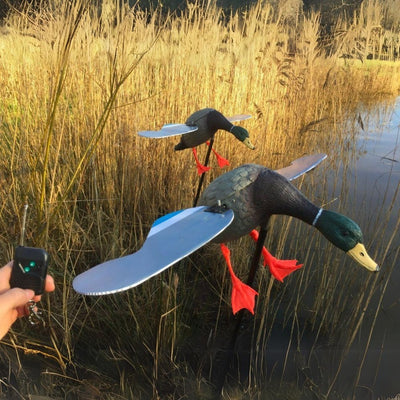 Motor Mallard Duck Spinning Wings Decoy