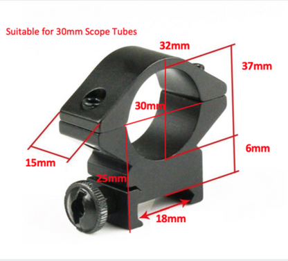 RIFLE SCOPE MOUNT 25MM OR 30MM