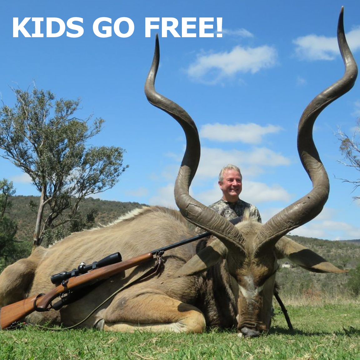 Hunt with Rance Safaris on Kei River Reserve featuring hunting gear and wildlife, by A1 DECOY LTD.