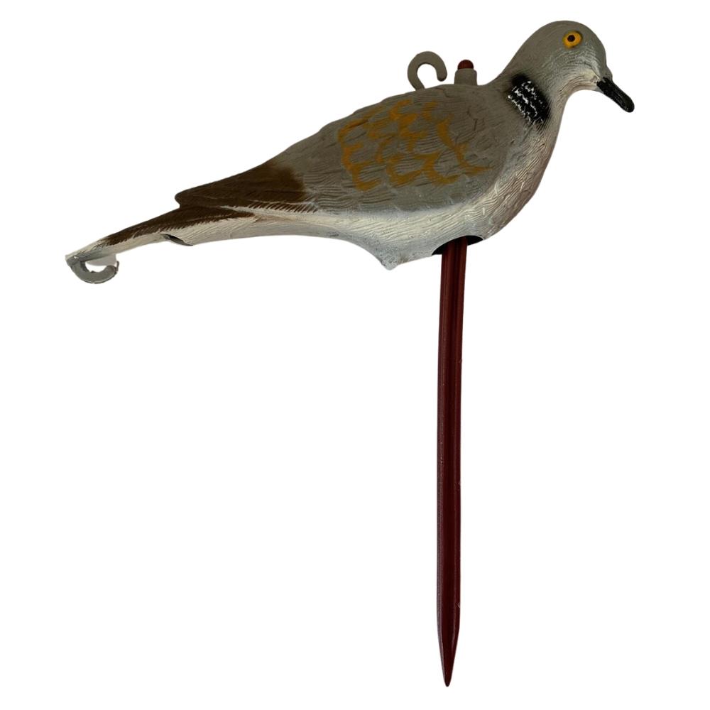 Plastic Turtle Dove Decoys by A1 Decoy Ltd, realistic bird decoys for hunting or wildlife decor.