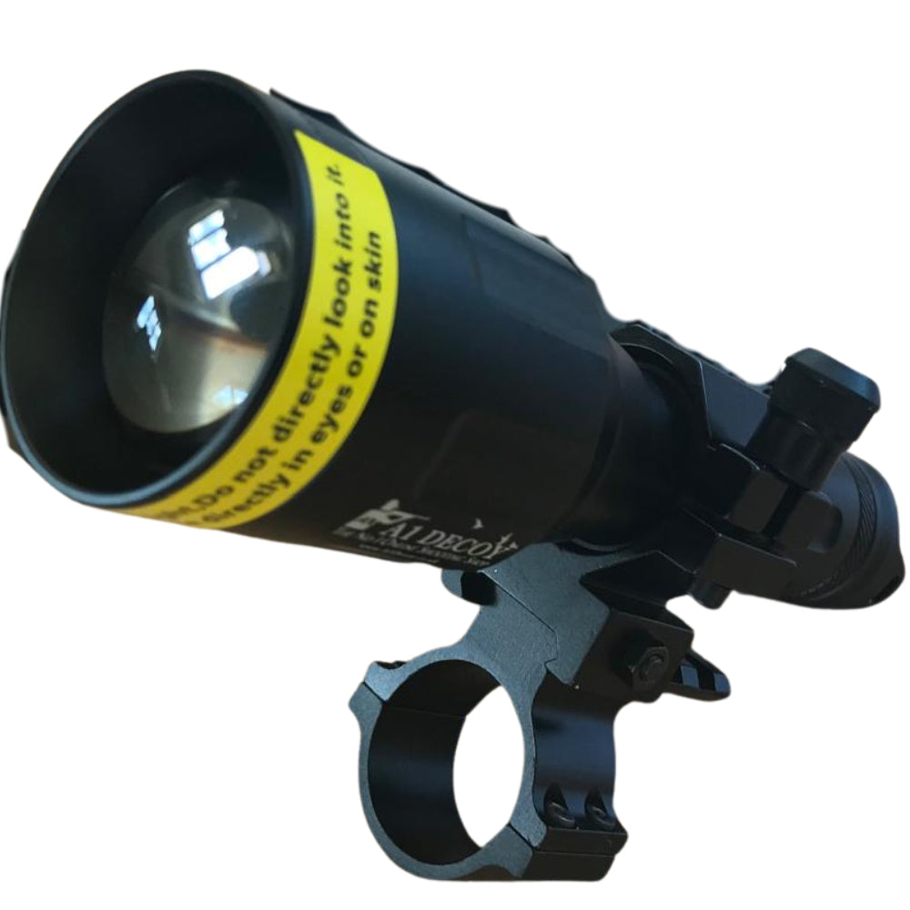 Adjustable Alpex Torch Mount for 940 IR Illuminator kit by A1 DECOY LTD, showing the mounting bracket and hardware.