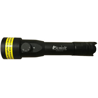 SPALE Alpex Illuminator 4 in 1 IR adjustable torch with mount kit, featuring multiple lighting modes and compact design.