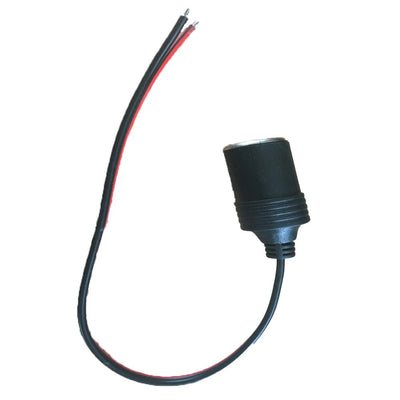 A1 Decoy Ltd 12V battery adapter without connectors, compact black plastic device for power connections.