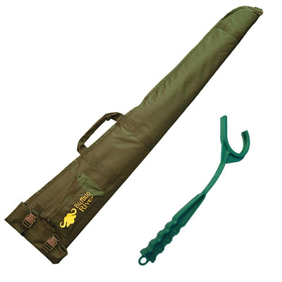 Green Buffalo River Field Shotgun Slip 52-inch by A1 Decoy Ltd with a free clay thrower for hunting accessories.