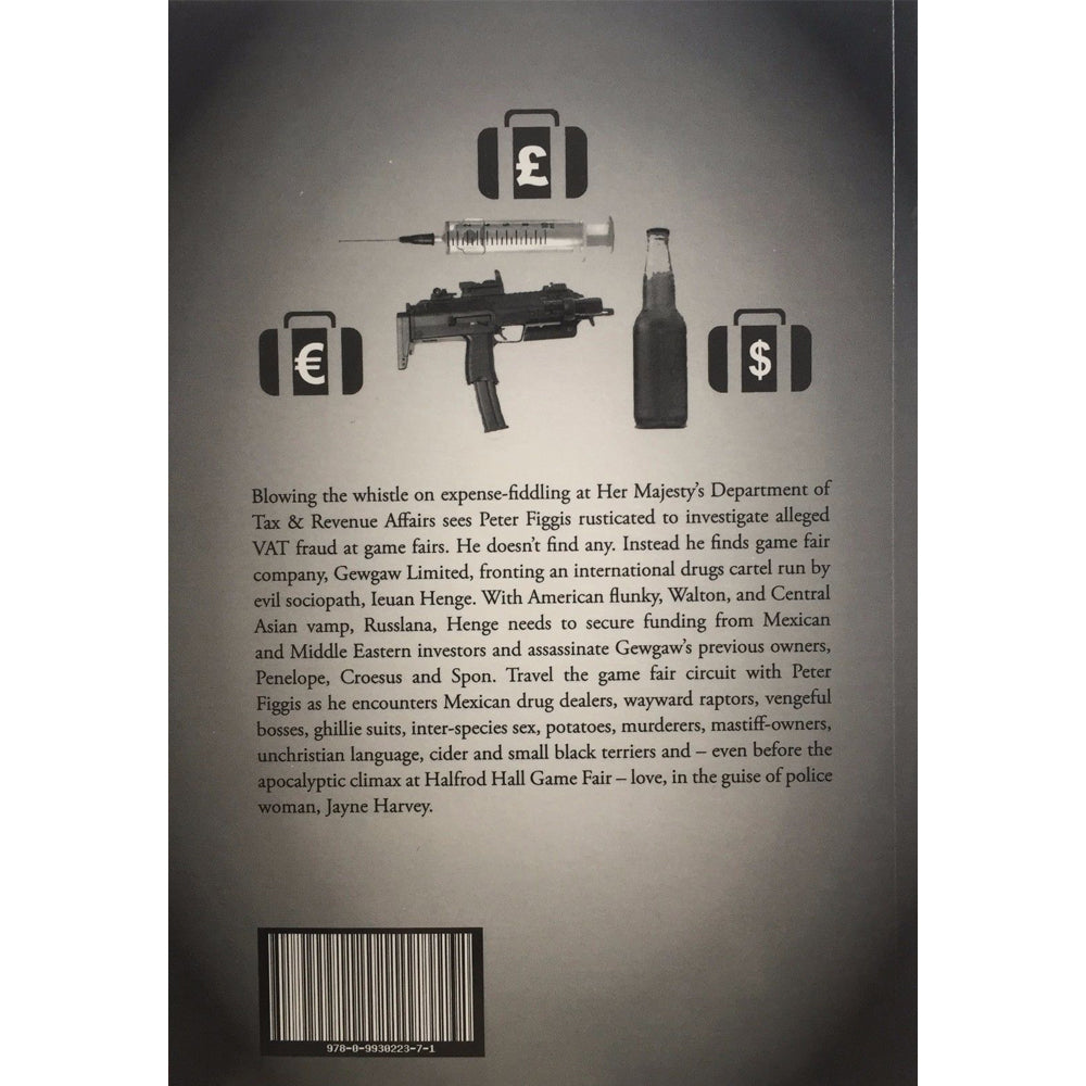 Paperback book titled "Flogging The Field" by A1 DECOY LTD, featuring a cover with a rural landscape scene.