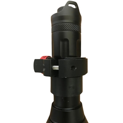 A1 DECOY LTD Habrok 940nm infrared high-powered torch mount kit with mounted infrared torch on a sturdy mount.