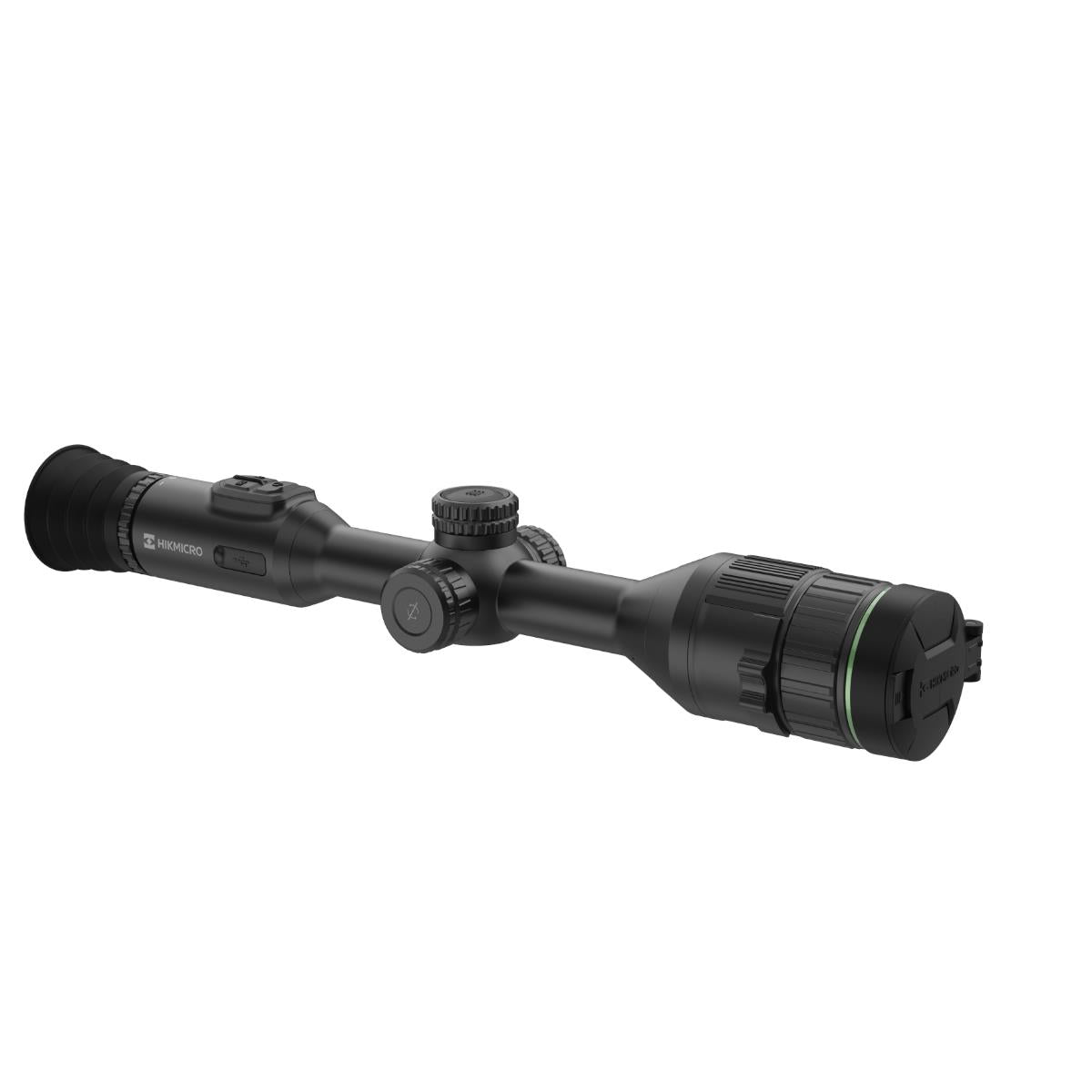 ELITE HIKMICRO Alpex A50E 4K digital day and night rifle scope with mounting hardware for precision targeting.