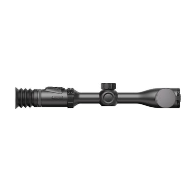 HIKMICRO Alpex A50P non-LRF digital day and night rifle scope with adjustable eyepiece and high-resolution display.