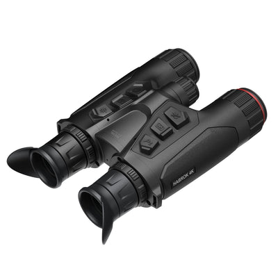 ELITE HIKMICRO Habrok 4K HQ35L thermal binoculars with LRF, featuring a sleek design and built-in torch for night vision and scouting.