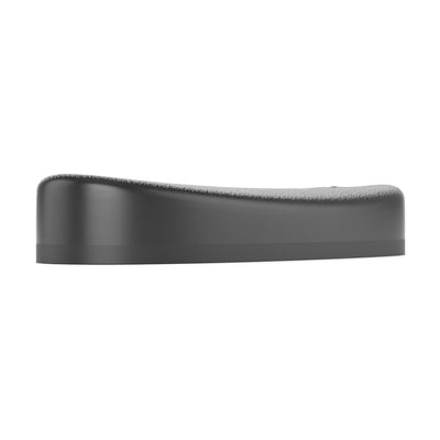 Black Kickeez all-purpose recoil pad by A1 Decoy Ltd with 24mm thickness, designed for firearm recoil absorption.