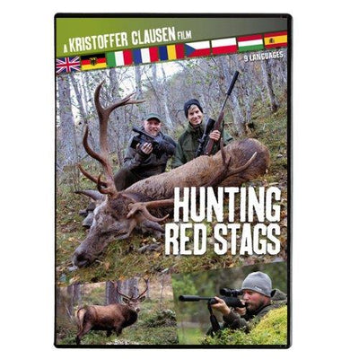 A DVD titled "Kristoffer Calusen Red Stag" by A1 DECOY LTD showing the DVD cover with a red stag image.