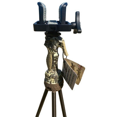 Primos Gen3 Trigger Stick and gun clamp combo by A1 DECOY LTD, featuring adjustable tripod and secure firearm mounting.