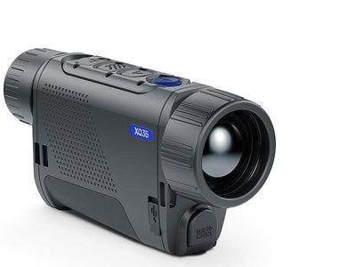 Thermal monocular Pulsar Axion 2 XQ35 by A1 DECOY LTD showing its compact design and thermal imaging lens.