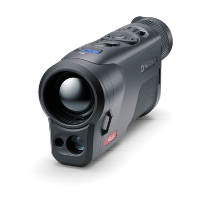 Pulsar Oryx LRF XG35 night vision rifle scope by A1 Decoy Ltd, featuring a sleek design and digital zoom capabilities.