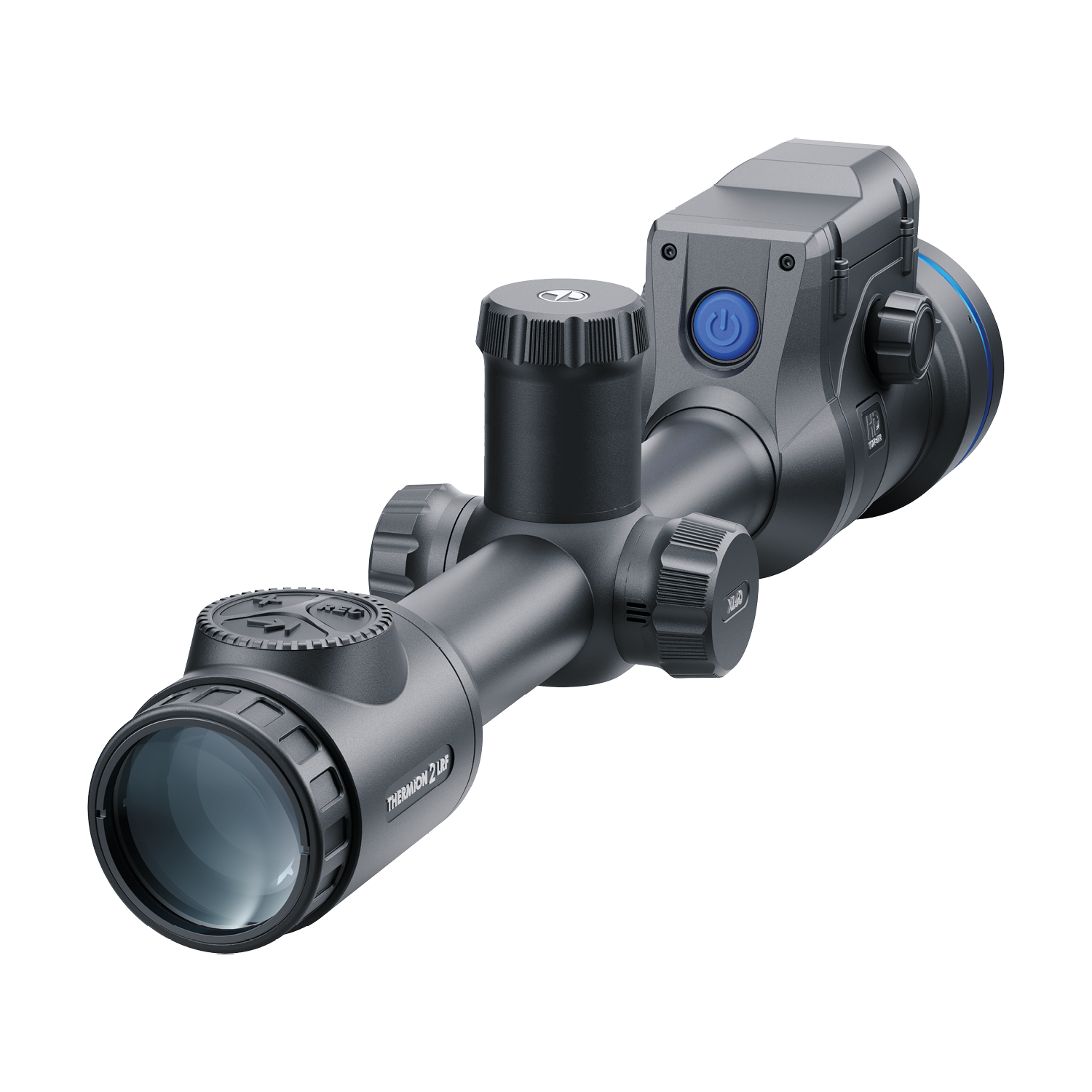 Pulsar Thermion 2 LRF XL60 thermal rifle scope by A1 DECOY LTD with digital display and ergonomic design