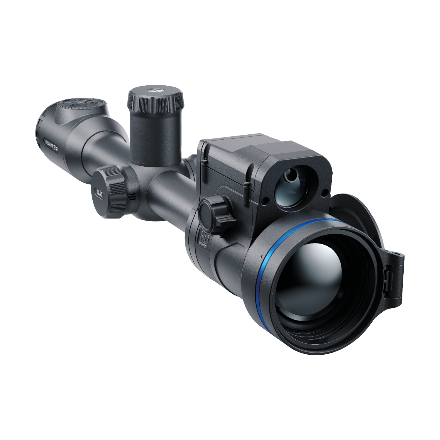 Pulsar Thermion 2 LRF XL60 thermal imaging rifle scope by A1 DECOY LTD with lens and control buttons visible