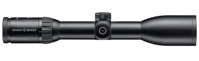 Schmidt & Bender Zenith LMC 1.5-6x42 FlashDot rifle scope mounted on a firearm, ex-demo condition, by A1 Decoy Ltd
