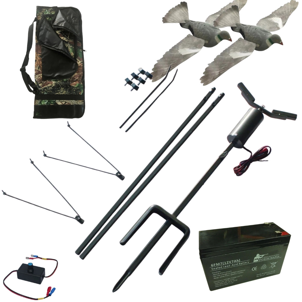 Lightweight Pro-Flap Pigeon Magnet Bundle from A1 DECOY LTD featuring durable magnets and flappers for effective bird control.
