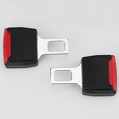 Car seat belt buckle extender from AliExpress, showing lengthened metal buckle and adjustable strap for added comfort and safety.