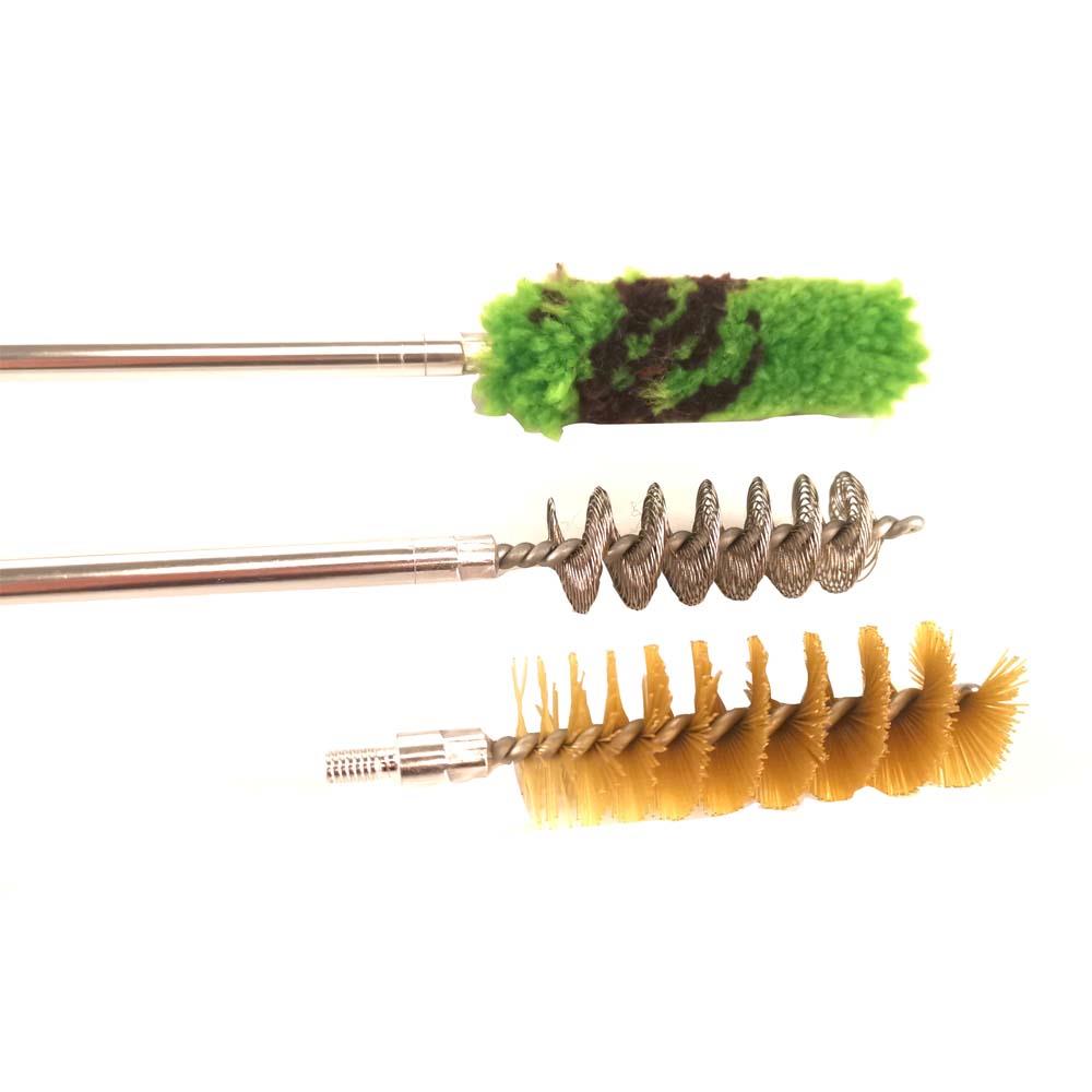 Six-piece shotgun cleaning kit with brushes, rods, and cleaning patches for firearm maintenance by AliExpress