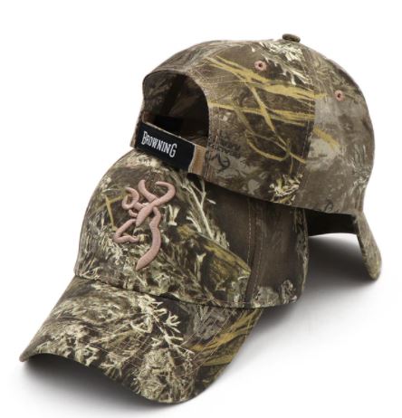 Browning camo hats with blaze orange and camouflage pattern, outdoor hunting caps, adjustable fit, AliExpress branded product