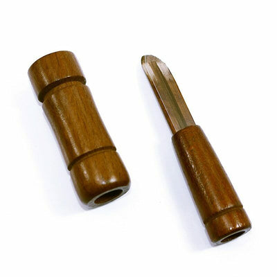 Manual oak duck call by ALIEXPRESS featuring a wooden design, used for duck hunting calls and bird sound imitation.
