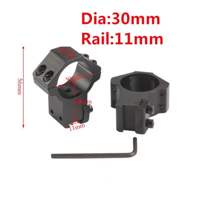 30mm to 11mm dove tail scope rings for rifles, 40mm scope mount, by ALIEXPRESS, securing scopes on firearms.