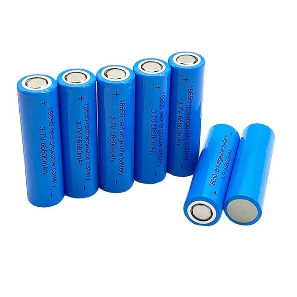 18650 rechargeable battery for PARD devices, 6600mAh capacity, branded AliExpress, shown with cylindrical shape and metal contacts.