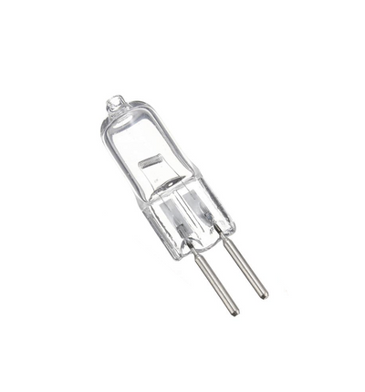 2-pin 50W light bulb from ALIEXPRESS, showing the clear glass bulb with metal base and two-pin connector for lighting use.