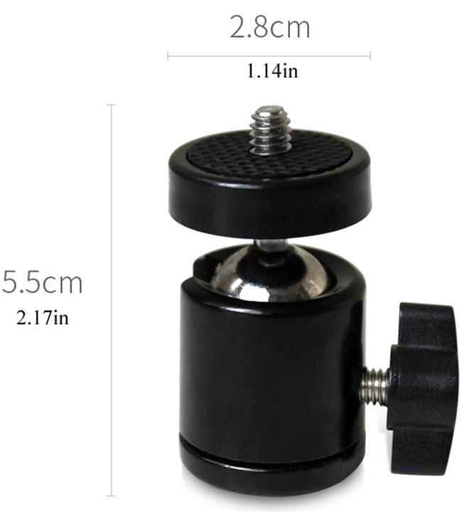 Aliexpress 360-degree swivel mount for secure, adjustable device positioning on a variety of surfaces.