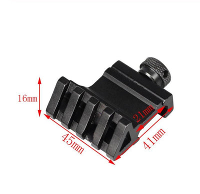 45-degree offset mount with thumb screw from AliExpress, adjustable mounting accessory for cameras or devices.