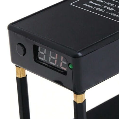 Ballistic chronograph bullet speed tester by AliExpress showing device with digital display measuring projectile velocity