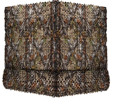 Camo mesh netting blind from AliExpress, measuring 10m by 1.5m, designed for camouflage and privacy in outdoor settings.