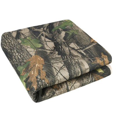 Camo netting tree blind in 1.5 x 4 meters with camouflage pattern, designed for outdoor concealment and hunting use.