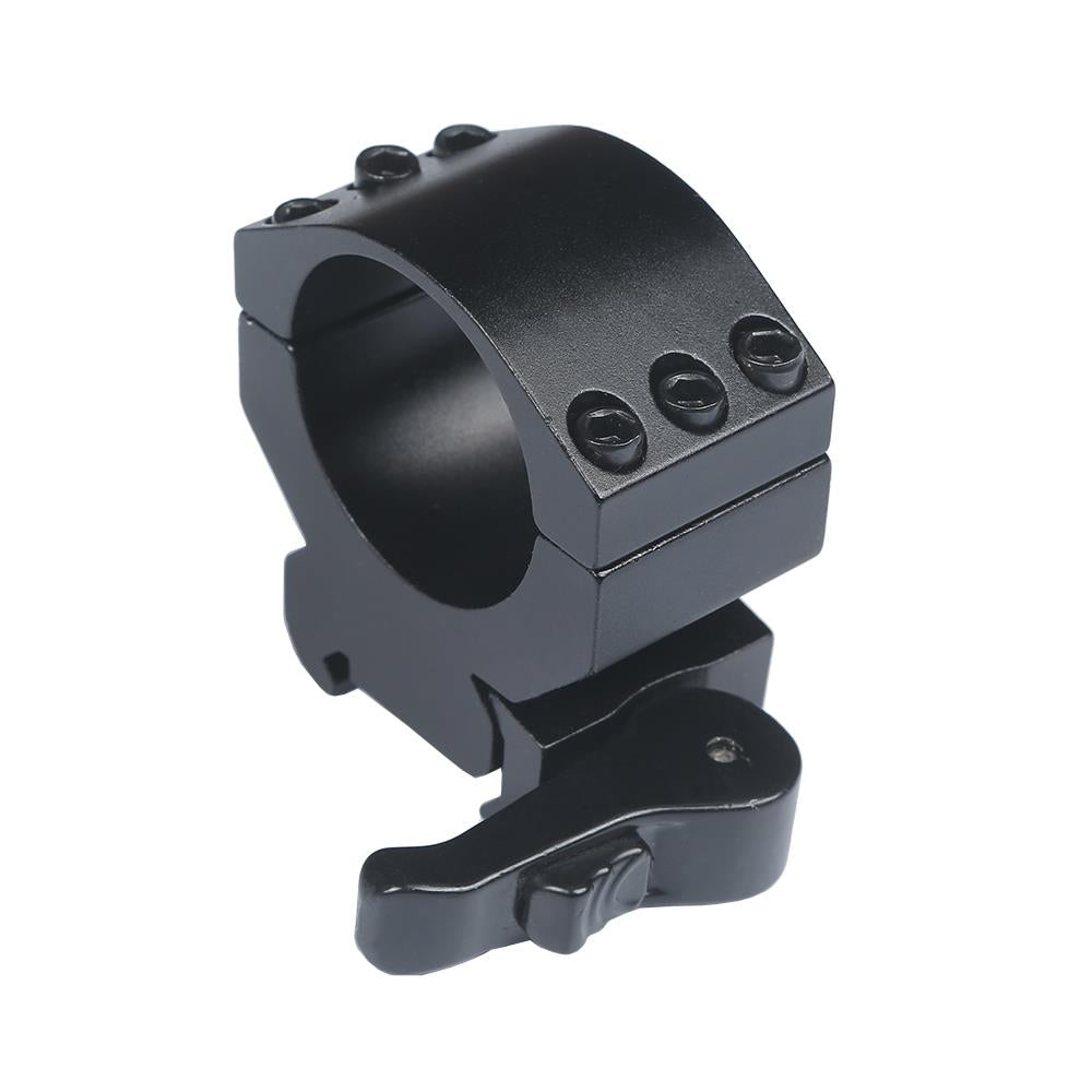 Pair of heavy-duty 30mm quick-release low rail sniper scope mounts by ALIEXPRESS with durable construction for precision shooting.