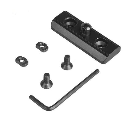 Low profile Picatinny bipod adapter mount with sling stud for firearms, compatible with ALIEXPRESS brand for quick attachment.