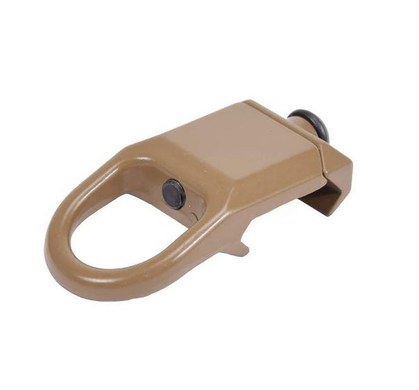 Rail mount rifle sling adapter loop from ALIEXPRESS, designed for easy attachment on firearm rails.