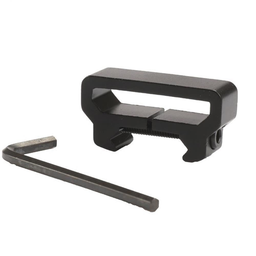 Aliexpress rifle sling Picatinny adapter mount attached to a firearm for secure sling attachment and quick access.
