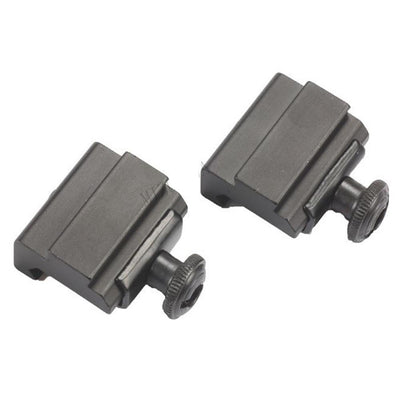 Pair of ALIEXPRESS Weaver picatinny to dovetail rail adapters for firearm scope mounts and accessory installation.