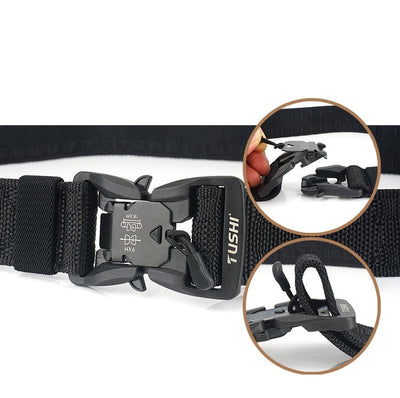 Green belt with a magnetic clip from ALIEXPRESS, featuring a sleek design and secure fastening.