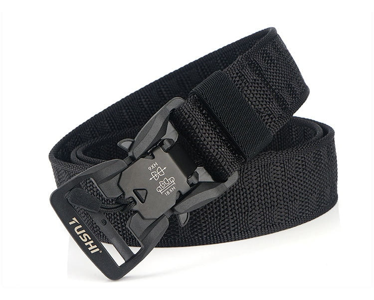 Green belt with magnetic clip from ALIEXPRESS, featuring a sleek design and adjustable fit, ideal for casual or formal wear.